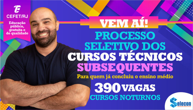 Inscrições para o processo seletivo dos cursos técnicos subsequentes começam em 28/11