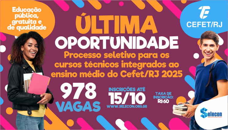 Últimos dias para se inscrever nos cursos técnicos integrados 2025