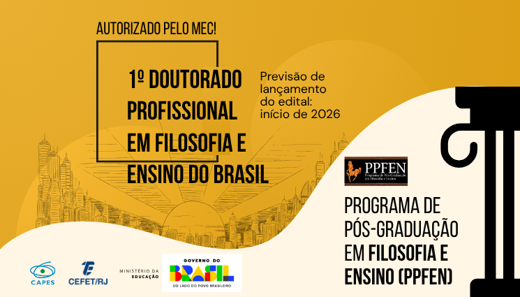 Cefet/RJ lançará 1º doutorado profissional em Filosofia e Ensino do país em 2026