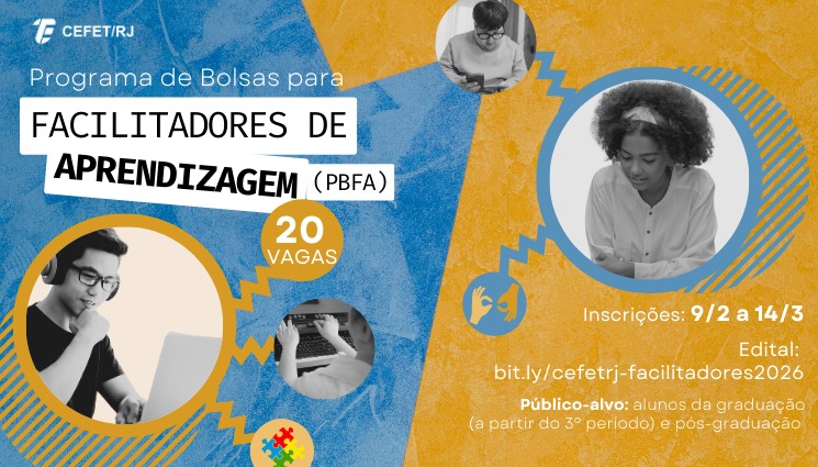 Facilitadores de aprendizagem: programa oferta 20 bolsas para alunos de graduação e pós